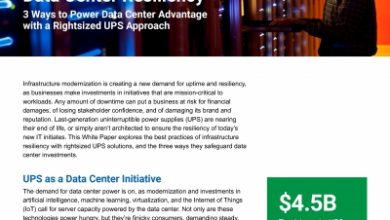 Photo of Power Data Center Advantage With A Right-Sized Ups